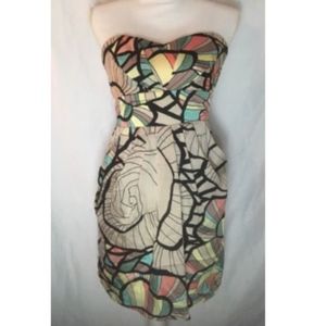 Women's Kieu's Multi-Color Formal Dress Sz M